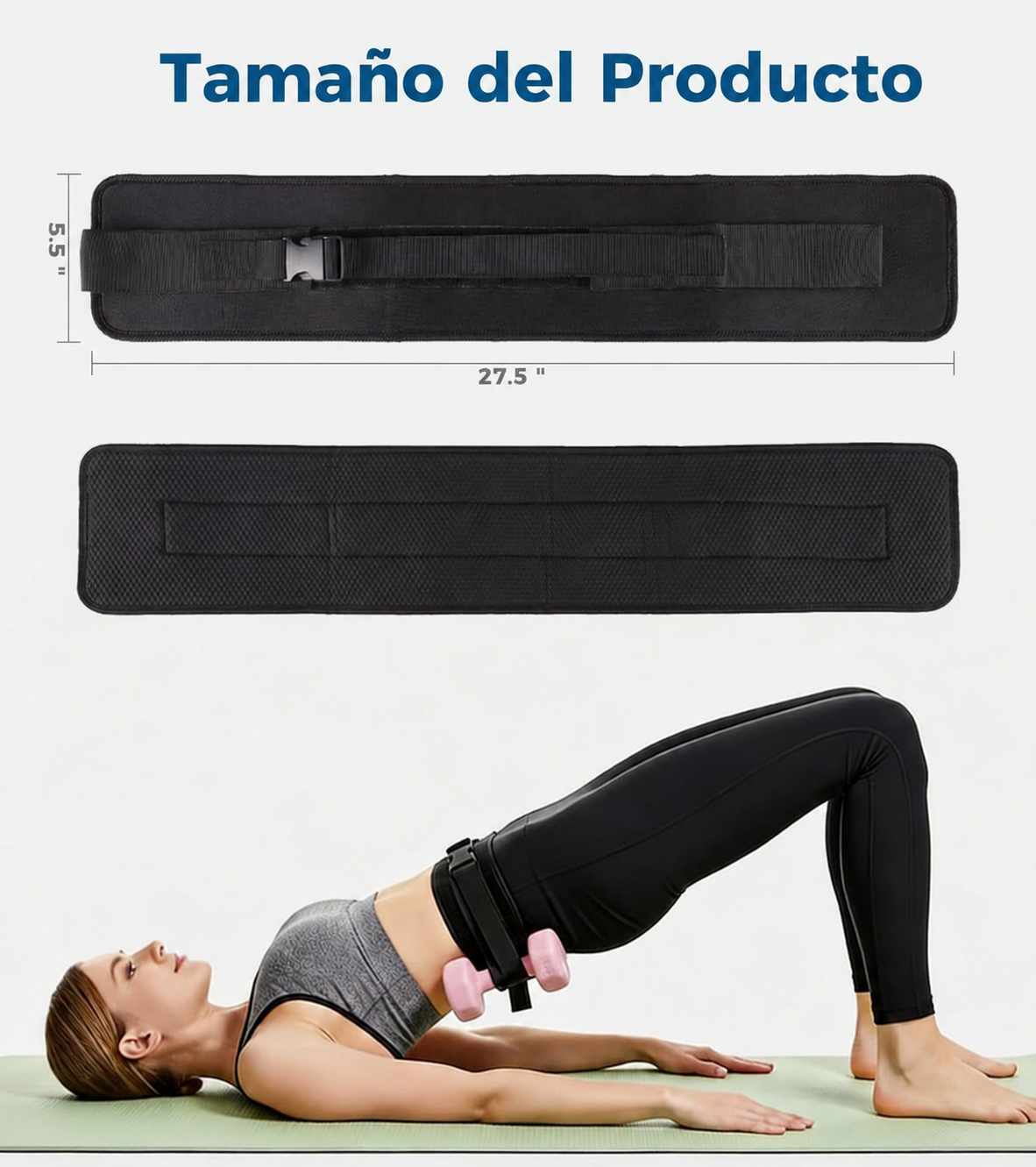 Cinturón de Hip Thrust Ajustable