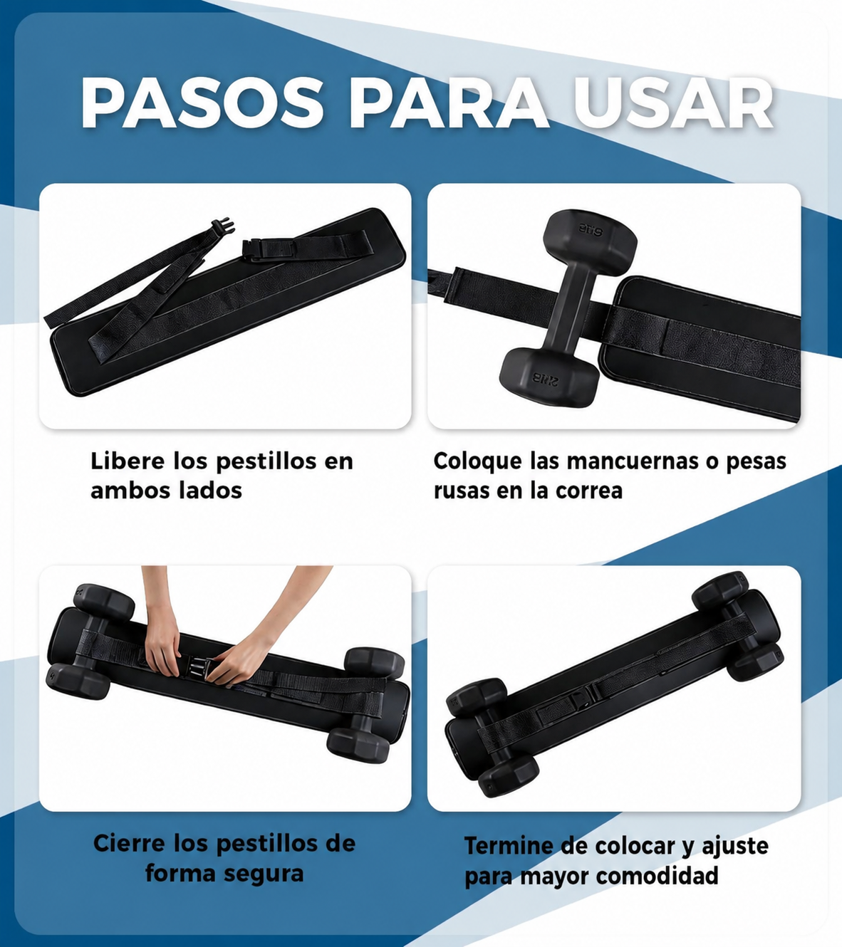 Cinturón de Hip Thrust Ajustable