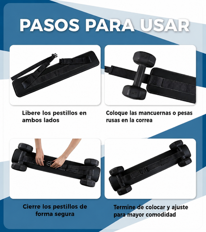 Cinturón de Hip Thrust Ajustable